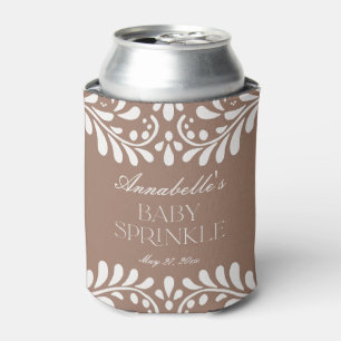 Porta-lata Mocha Brown Talavera Espanhol Fiesta Baby Sprinkle