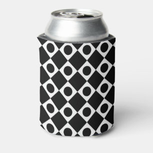Porta-lata Mod Retro 60's Black