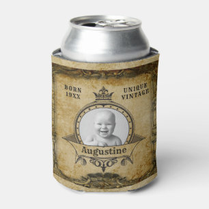 Porta-lata Modelo de Fotografia de Aniversário Personalizado