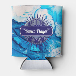Porta-lata Moder Blue Swirl Bunco Lucky Dice Cooler