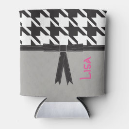 Porta-lata Modern Houndstooth