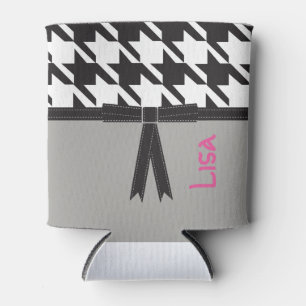 Porta-lata Modern Houndstooth