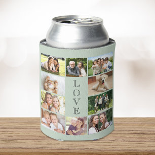 Porta-lata Modern Love 10 Photo Collage Sage
