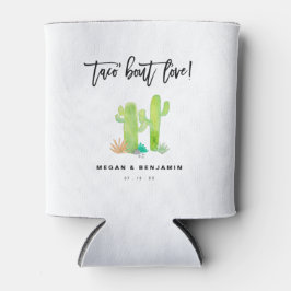Porta-lata Moderno Cactus Taco Bout Love Weding Fiesta