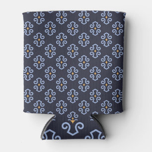 Porta-lata Moderno Masculino, Padrão Geométrico Abstrato.