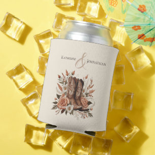 Porta-lata Moderno País Elegante - Flores Ocidentais