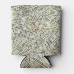 Porta-lata Moeda temida, simples design dos EUA.