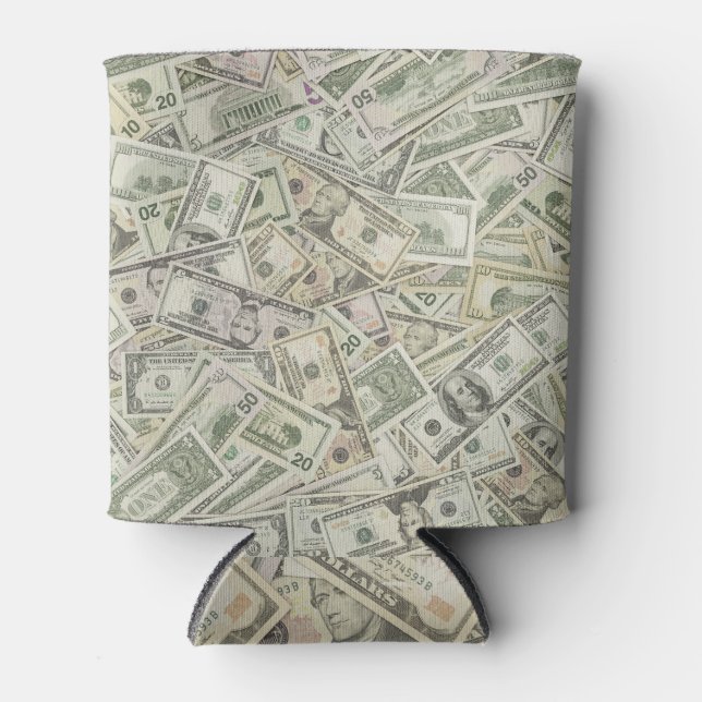 Porta-lata Moeda temida, simples design dos EUA. (Frente)