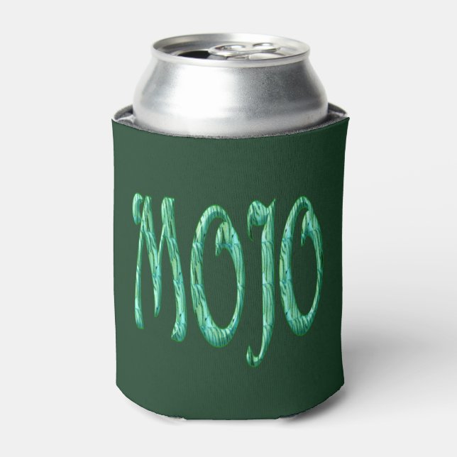 Porta-lata Mojo green pode resfriar 2 lados (Can Front)