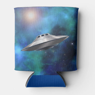 Porta-lata Molho voador de OVNI clássico na Galáxia Espacial