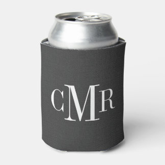 Porta-lata Monograma Clássico de Carvão Russo