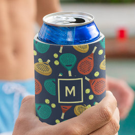 Porta-lata Monograma de Tênis de Padel