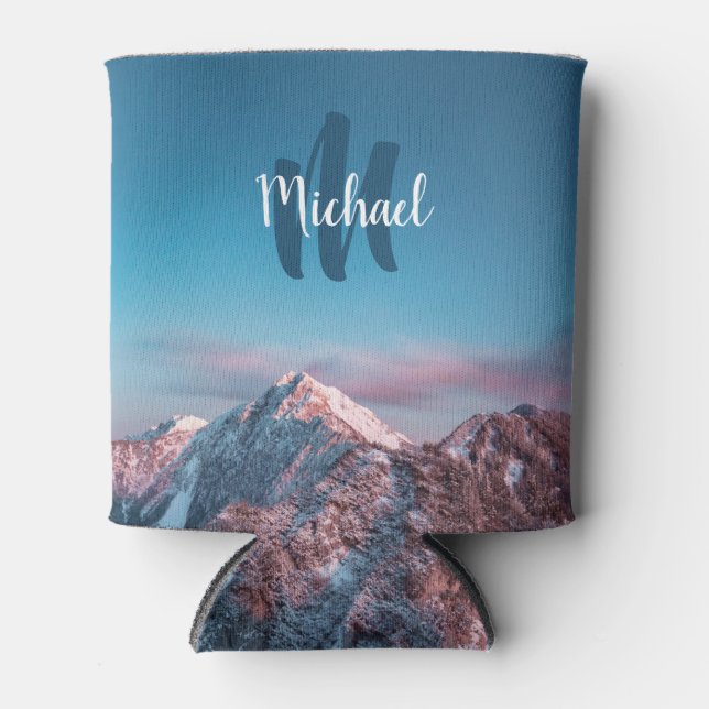 Porta-lata Monograma do céu magnético Storžič Eslovênia (Frente)