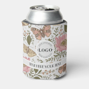 Porta-lata Monograma Floral Botânico de Flores Silvestres Mod