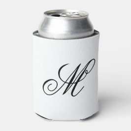 Porta-lata Monograma inicial elegante