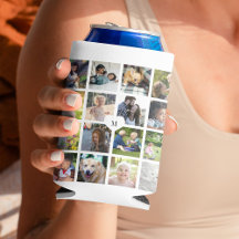 Monograma moderno 16 colagem fotográfica