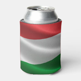 Porta-lata Monograma personalizado de bandeira húngara pode r