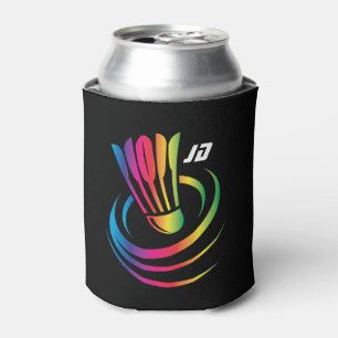 Porta-lata Monogramas Modernos - Badminton Shuttlecock
