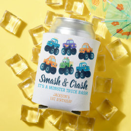 Porta-lata Monster Truck Smash e Crash Aniversário