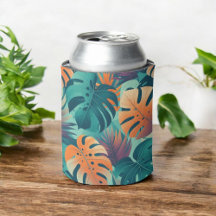 Monstera Tropical Bold Floral & Palm em Verde