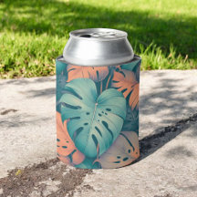 Monstera Tropical Bold Floral & Palm em Verde