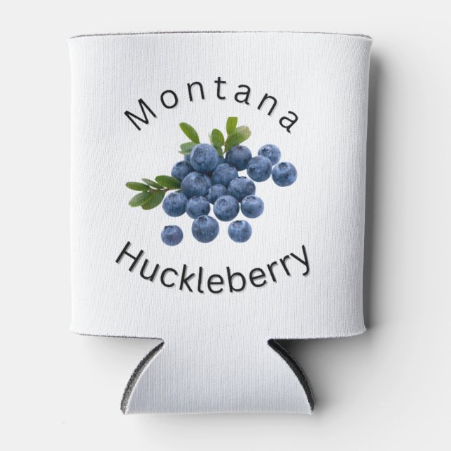 Porta-lata Montana Huckleberry. Montana, desportistas, ao ar  (Frente)
