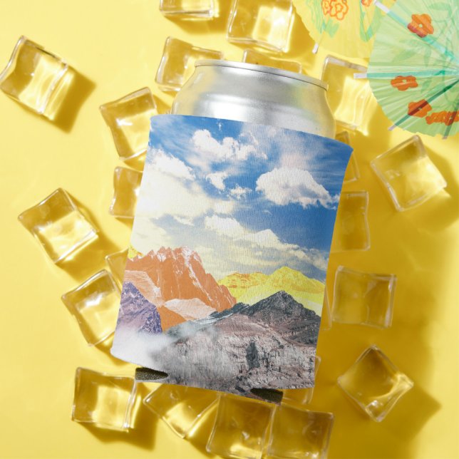 Porta-lata Montanhas (montagem fotográfica) 1 (Verão in situ)