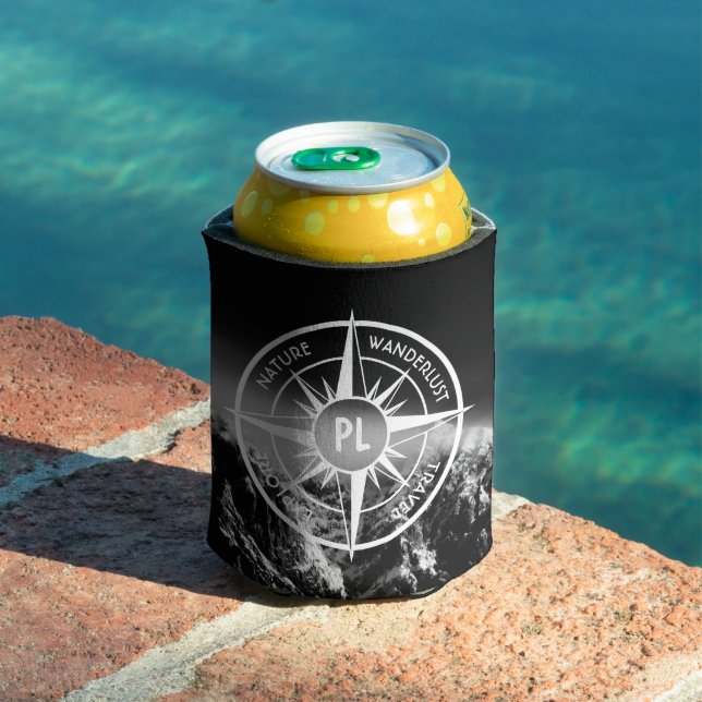 Porta-lata Montes dramáticos do emblema da estrela da Compass (Piscina in situ)