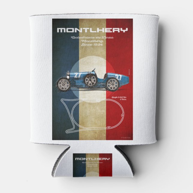 Porta-lata Montlhery Vintage (Frente)