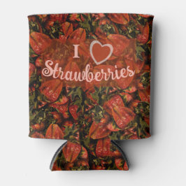 Porta-lata Morangos Podem Arrefecer