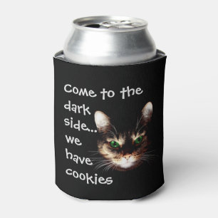Porta-lata Morcegos - "O Lado Escuro tem Cookies"