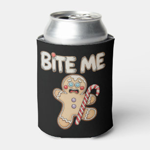 Porta-lata Morde Me Natal Irritado Biscoito De Natal Festa