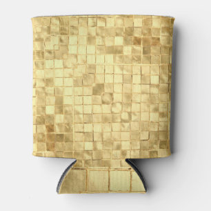 Porta-lata Mosaico colorido, design de fundo artístico.