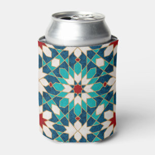Porta-lata Mosaico marmorense Marinho azul vermelho branco ve