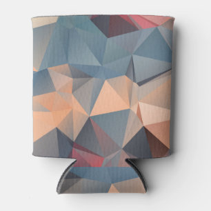 Porta-lata Mosaico Poligonal: Elegância Geométrica Criativa.
