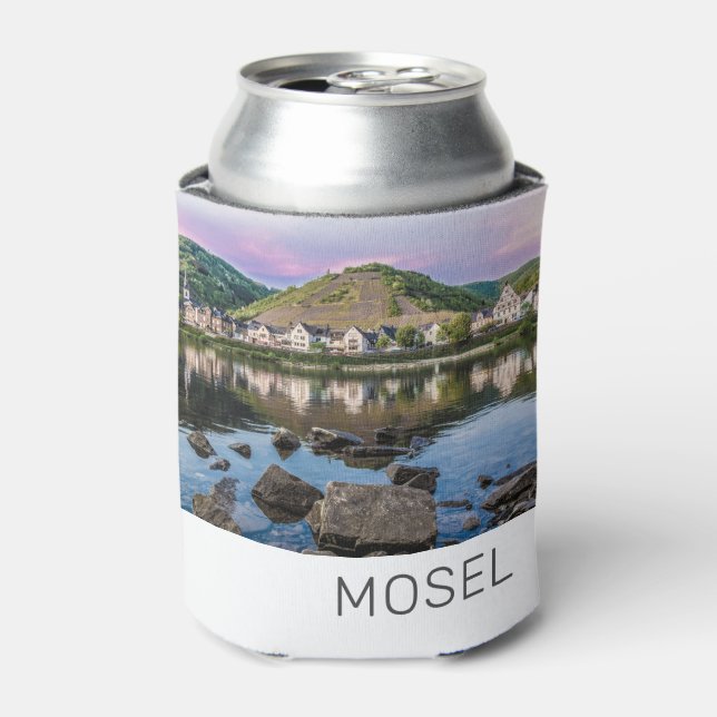 Porta-lata Moselle Ediger Eller Sunset River Cochem Souvenir (Can Front)