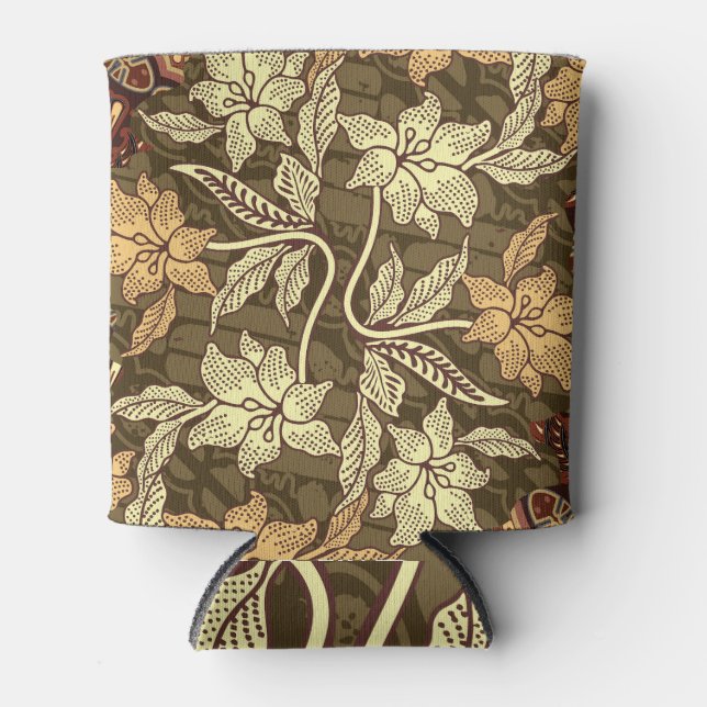 Porta-lata Motifs indonésio Batik: Vintage Exclusiva. (Frente)