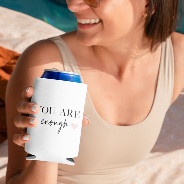 Porta-lata Motivação Positiva Você Já É Suficiente (Criador carregado)