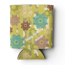 Motivo Floral Geométrico Padrão de Camuflagem Urba