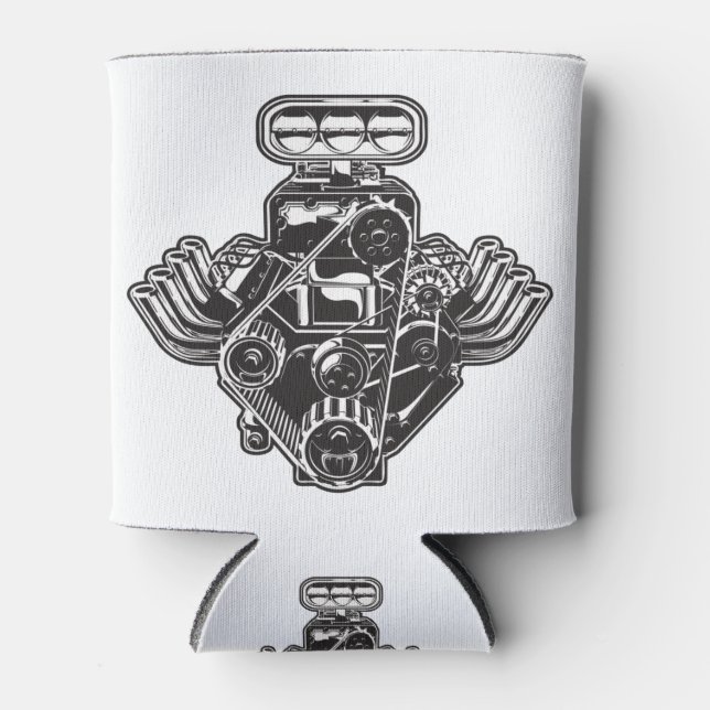 Porta-lata Motor de animação (Frente)