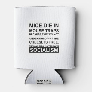 Porta-lata Mouse Traps com queijo gratuito