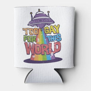 Porta-lata Muito Gay para este mundo Engraçado, UFO Alines