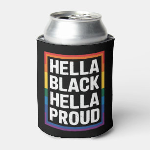 Porta-lata Muito Negro Muito Orgulhoso Orgulho Gay Afro-Ameri
