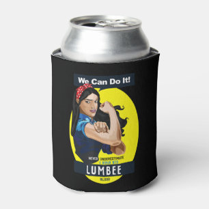 Porta-lata Mulher indígena nativa americana nativa jamais com