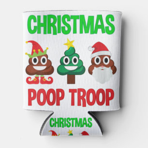 Porta-lata Mulher: Poop troop poop emoji