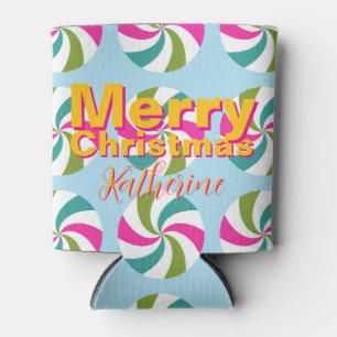 Porta-lata Multicores de Natal da Pepperminta