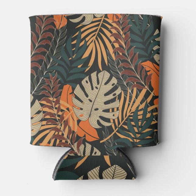 Porta-lata Mural Geométrico: Ilustração Vintage Moderna (Frente)