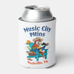 Porta-lata Music City Phins Can Cooler/Huggie