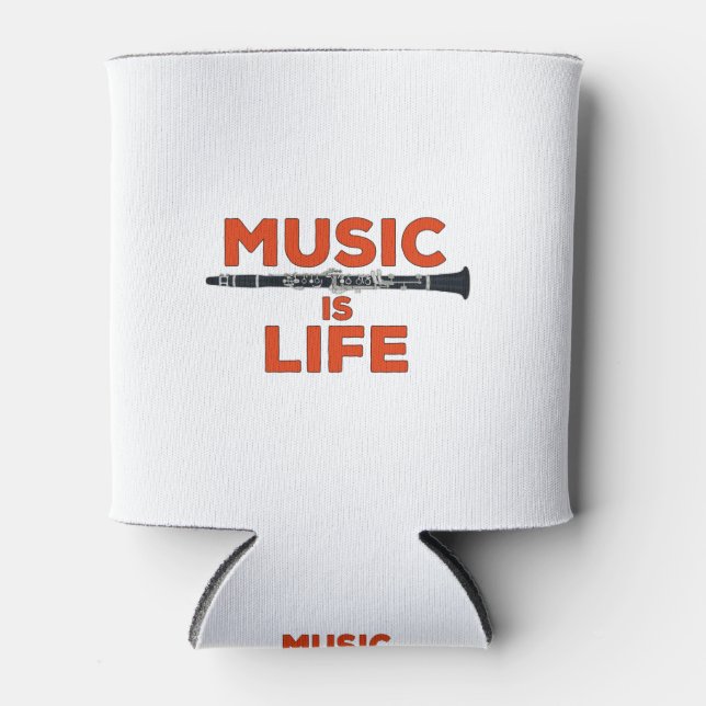 Porta-lata Music is Life (Frente)