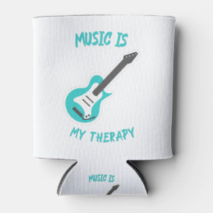 Porta-lata Música é minha terapia